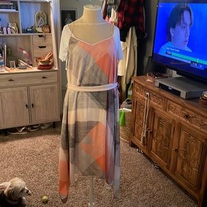 Peach dress Aline